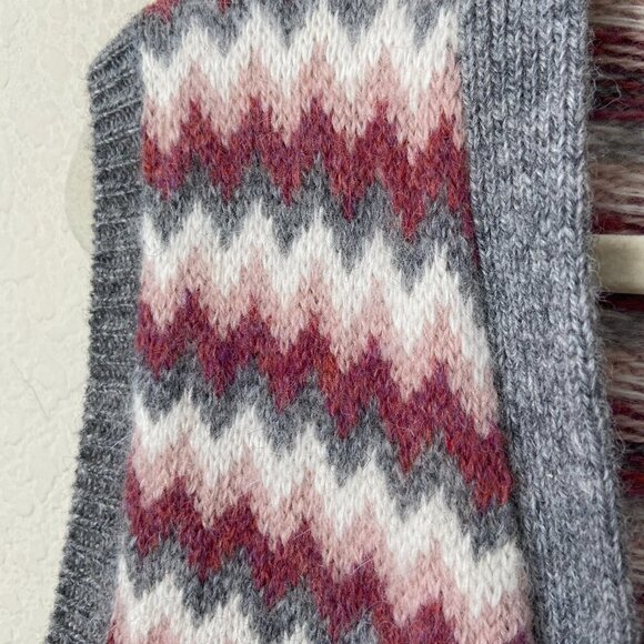 Vintage Wool Rabbit Hair Blend Grannycore Button Down Sweater Vest - Picture 9 of 9